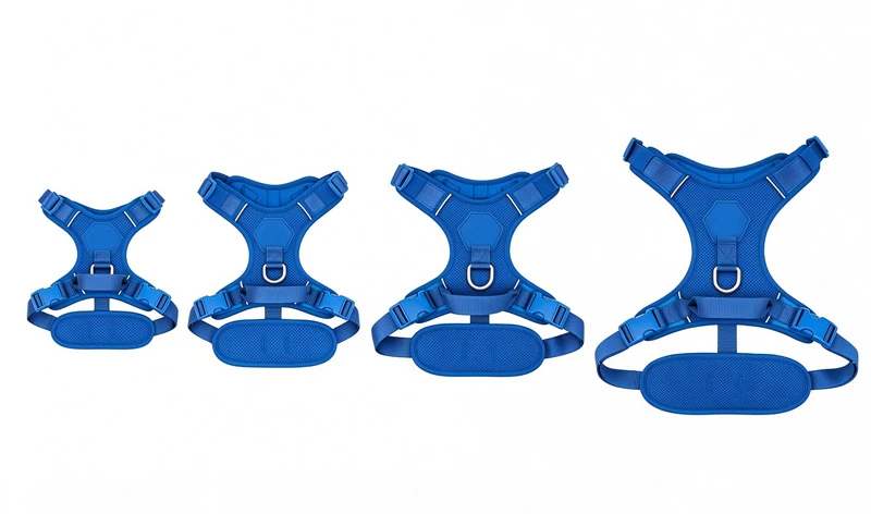 Dog harness size assortment for wholesale purchasing Dog harness size assortment for wholesale purchasing