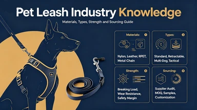 Pet Leash Industry Guide: Materials, Types, Strength & Sourcing