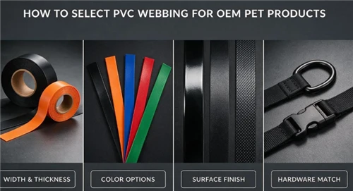 How To Select PVC Coated Webbing For OEM Pet Products