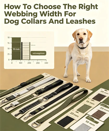 How To Choose The Right Webbing Width For Dog Collars And Leashes