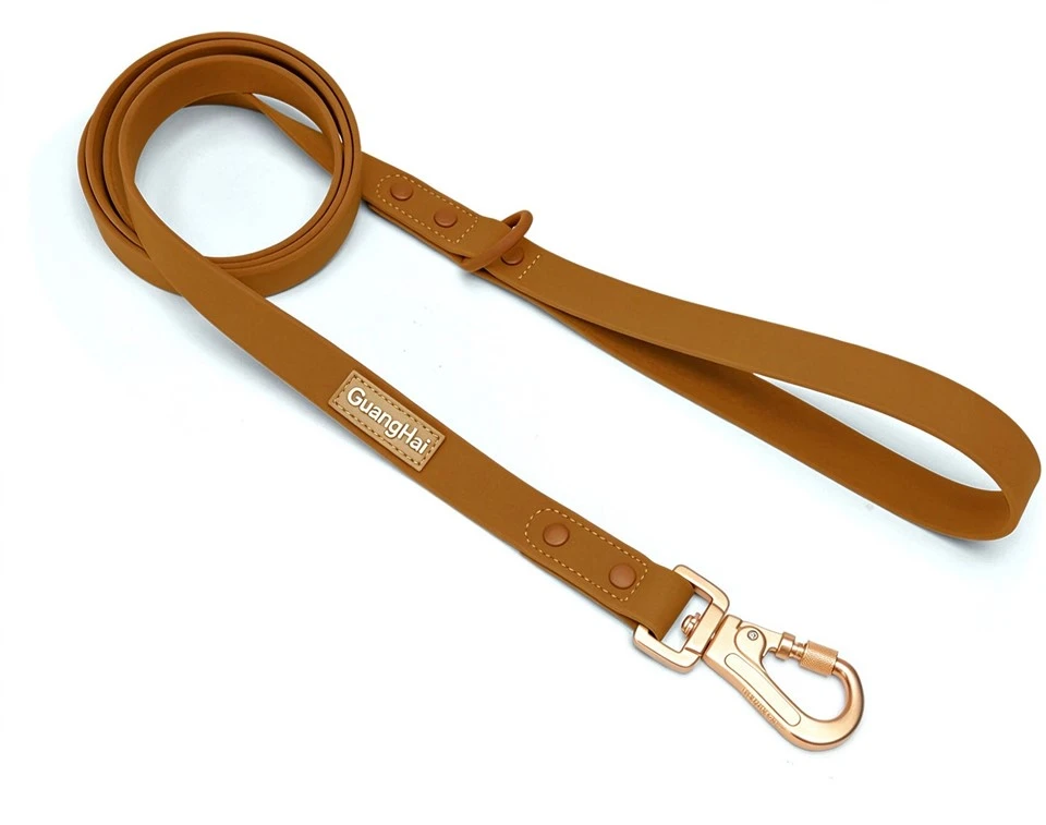 Matte PVC Coated Webbing Dog Leash Manufacturer