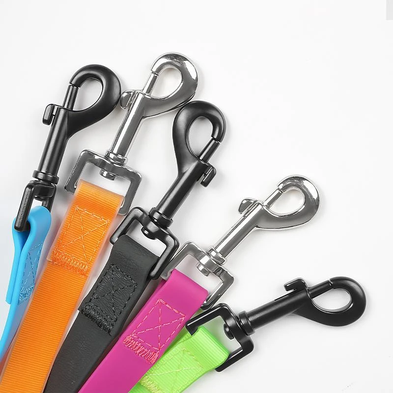 PVC and TPU coated webbing with hardware for custom dog collar and leash sets PVC and TPU coated webbing with hardware for custom dog collar and leash sets