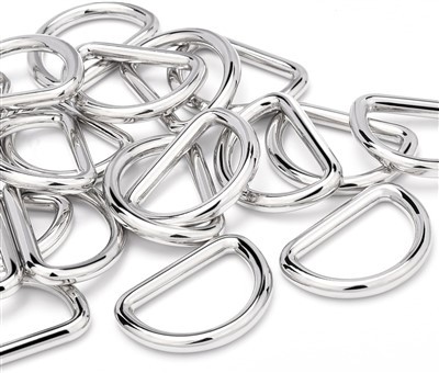 Metal Seamless D-Rings For Dog Collar