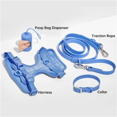 Adjustable Reflective 3‑In‑1 Walking Kit For Small Medium Large Dogs