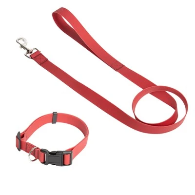 Red PVC-Coated Dog Leash for Wholesale