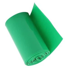 Green PVC Heat Shrink Tube For Rebuild Battery