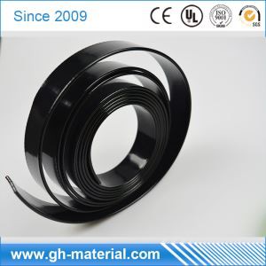 Glossy Black No Smell Safety Environmental Coated Webbing Soft Dog Leash