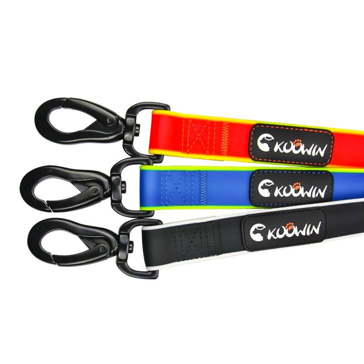 Waterproof PVC Vinyl Coated Polyester Webbing Dog Collar